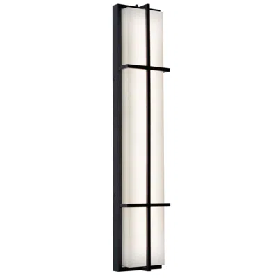 Afx August 36" High Black Led Outdoor Wall Light