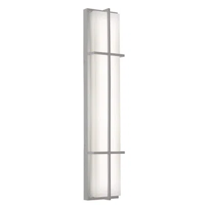 Afx August 36" High Painted Nickel Led Outdoor Sconce