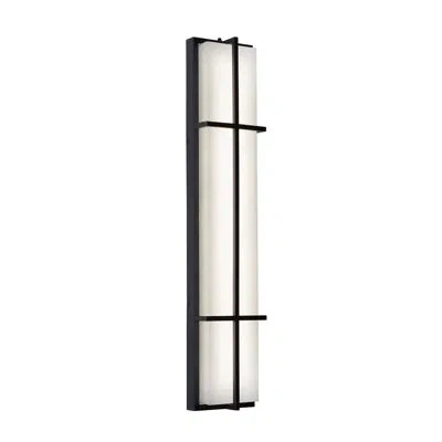Afx August Aluminum Led Wall Light In Black