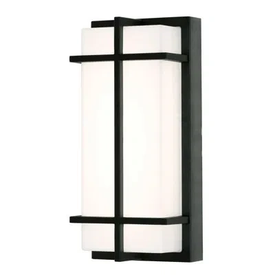 Afx August Aluminum Led Wall Light In Black