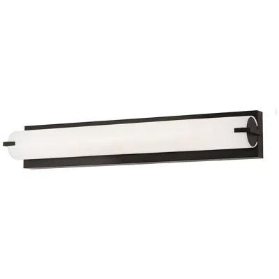 Afx Axel 24.75" Wide Black Finish Bath Vanity Led Light