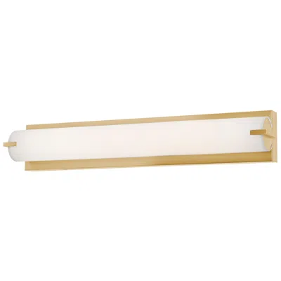 Afx Axel 24.75" Wide Satin Brass Finish Bath Vanity Led Light