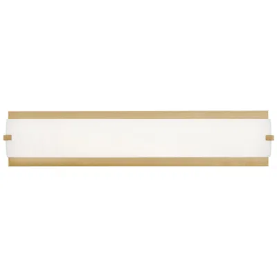 Afx Axel 48" Wide Satin Brass Led Vanity Bath Light