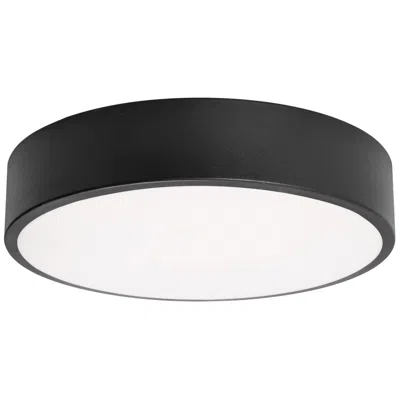 Afx Bailey 12" Wide Black Led Flush Mount