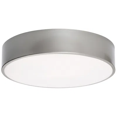 Afx Bailey 12" Wide Satin Nickel Led Flush Mount