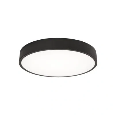 Afx Bailey 14'' Led Flush Mount In Black