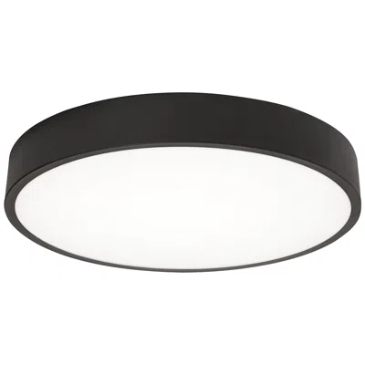 Afx Bailey 14" Wide Black Led Flush Mount