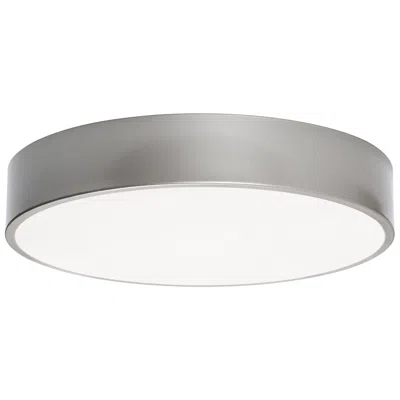 Afx Bailey 14" Wide Satin Nickel Led Flush Mount