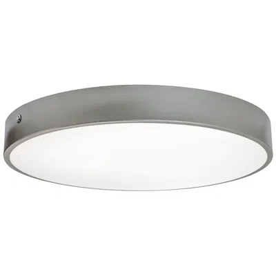 Afx Bailey 19" Wide Satin Nickel Led Flush Mount