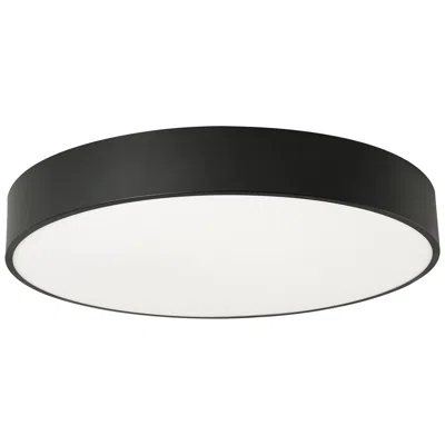 Afx Bailey 30" Wide Black Round Led Ceiling Light