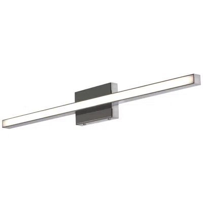 Afx Barlow 18" Chrome And White Acrylic Led Vanity Bath Light
