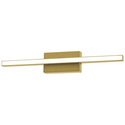 Afx Barlow 18" Wide Satin Brass Led Vanity Bath Light