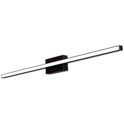 Afx Barlow 24" Wide Black Led Linear Vanity Bath Light