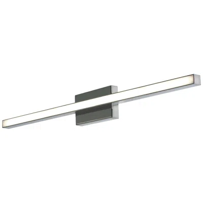Afx Barlow 36" Silver, White Led Bath Light