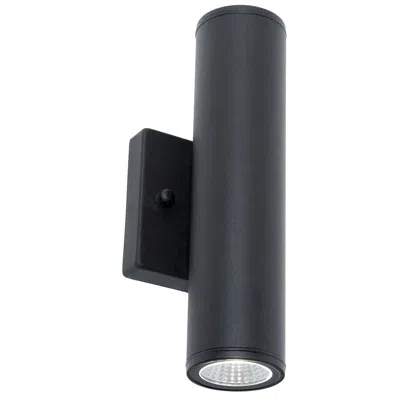 Afx Beverly 10" High Black Outdoor Led Wall Sconce