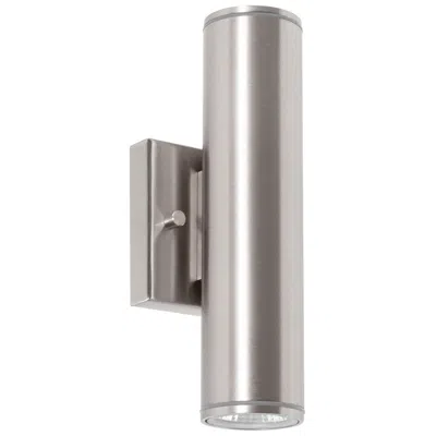 Afx Beverly 10" High Satin Nickel Led Wall Sconce