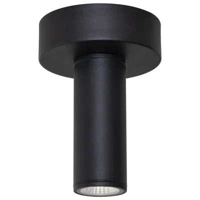 Afx Beverly 5.91" Wide Black Outdoor Led Flush Mount