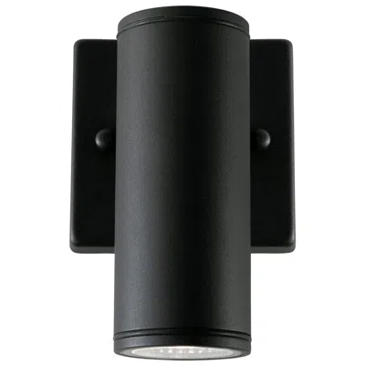 Afx Beverly 6.25" High Black Outdoor Led Wall Sconce