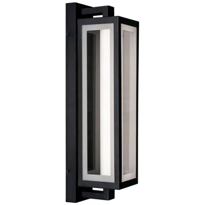 Afx Blake 24" High Black Outdoor Led Sconce