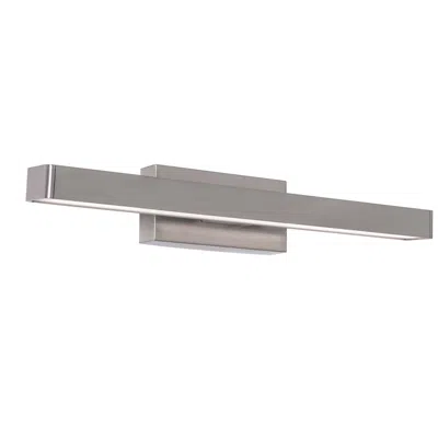 Afx Brock 18" Wide Satin Nickel Led Vanity In Silver