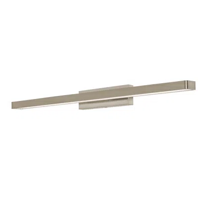 Afx Brock 36" Wide Satin Nickel Led Vanity Bath Light