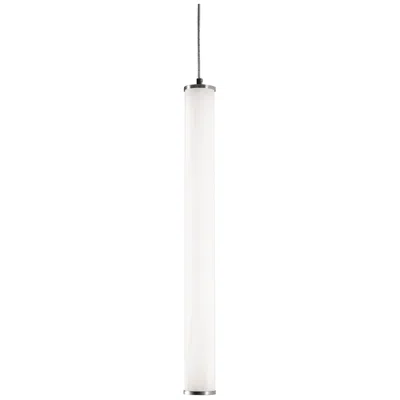 Afx Caden 5.1" Wide Satin Nickel Finish Tall Modern Led Mini-pendant