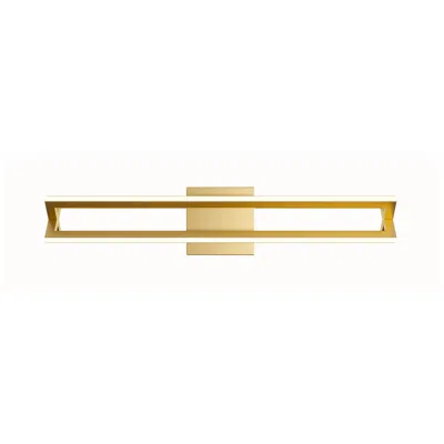 Afx Cass 24" Wide Gold Finish Led Modern Linear Bath Light