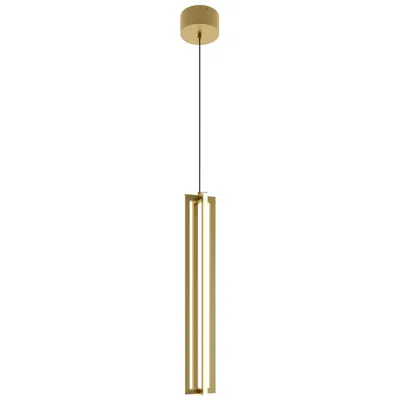 Afx Cass 4" Wide Gold Led Mini Pendant