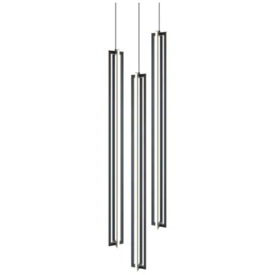 Afx Cass Black Large Round Pendant