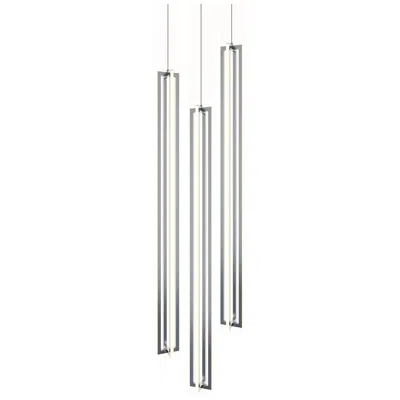Afx Cass Satin Nickel Large Round Pendant In Silver