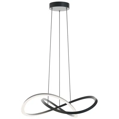 Afx Celeste 23.63" Wide Black Led Pendant