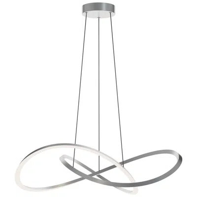 Afx Celeste 31 1/2" Wide Satin Nickel Led Pendant Light