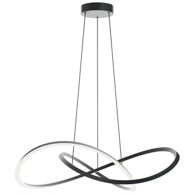 Afx Celeste 31 1/2"w Black Led Pendant Light
