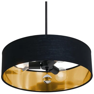 Afx Celine 18" Wide Black Pendant