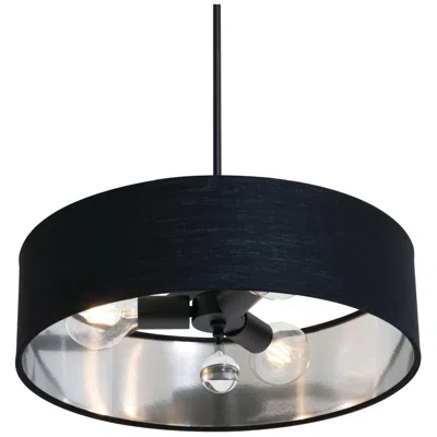 Afx Celine 18" Wide Black Pendant