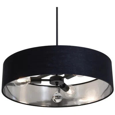 Afx Celine 24" Wide Black Pendant
