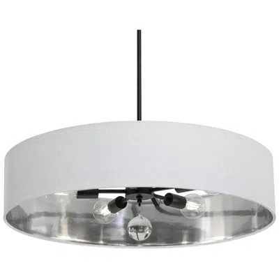 Afx Celine 30" Wide Black Pendant