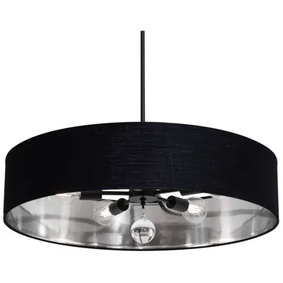 Afx Celine 30" Wide Black Pendant