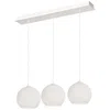 Afx Cleo 3 Light Linear Pendant - White