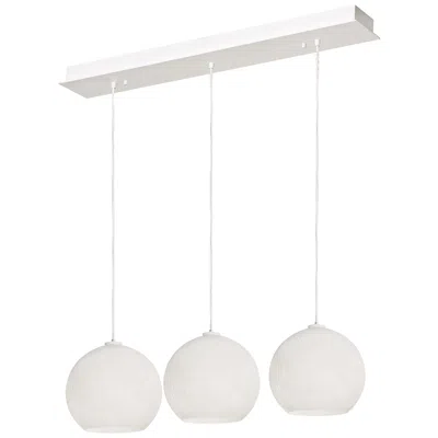 Afx Cleo 3 Light Linear Pendant - White