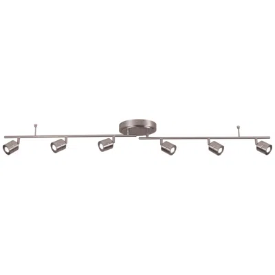 Afx Core 6-light Satin Nickel Led Track Fixture