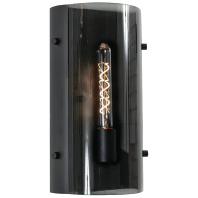 Afx Dana 13.5" High Black Sconce