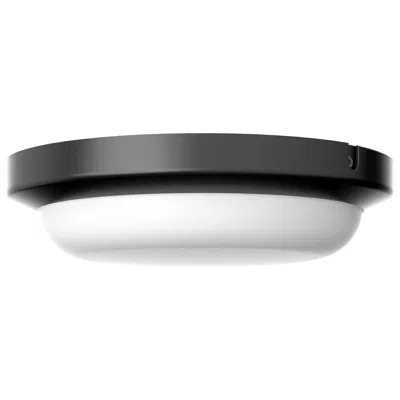 Afx Dean 8" Wide Black Led Outdoor Flush Mount