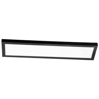 Afx Delgado 24" Wide Black Rectangular Led Ceiling Light