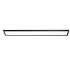 Afx Delgado 48" Wide Black And White Linear Panel Led Ceiling Light