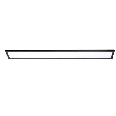Afx Delgado 48" Wide Black And White Linear Panel Led Ceiling Light