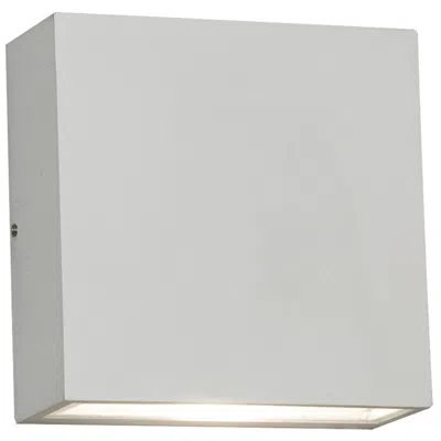Afx Dexter 5 1/2"h Powder-coated White Led Outdoor Wall Light