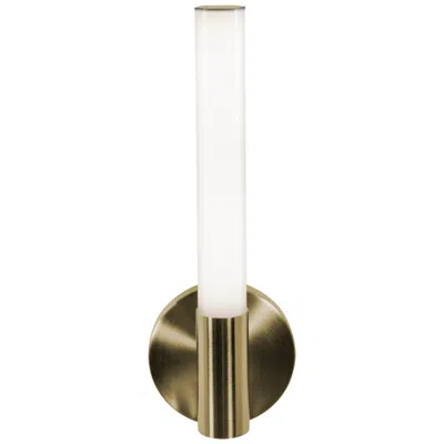 Afx Dion 14" High Light Antique Brass Led Sconce