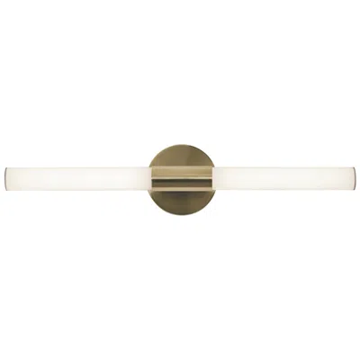 Afx Dion 24" Wide Light Antique Brass Led Vanity