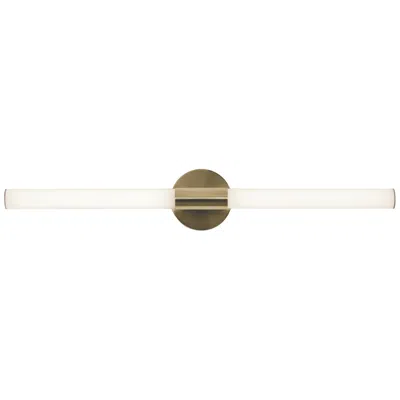 Afx Dion 36" Wide Light Antique Brass Led Vanity